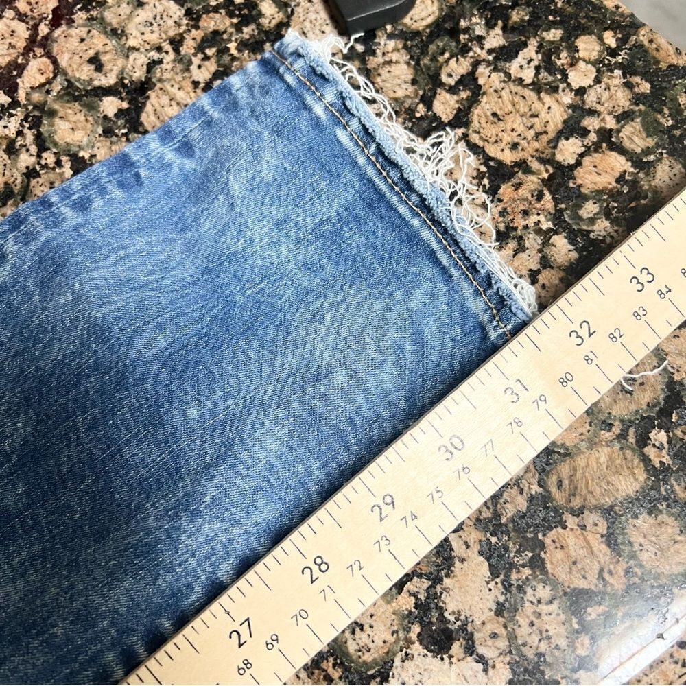 American Eagle Slim Denim Blue Jeans Extreme Flex Distressed Size 29x32 - Picture 8 of 8